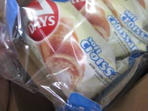 lot 586 image: 6- 6pks Soft Croissants...