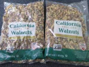 lot 624 image: 2- 16 oz Bags California Shelled Wa...