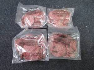 lot 626 image: 4- 8 oz pks Uncured Hard Salami...