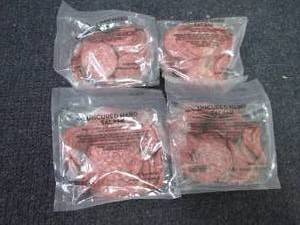 lot 627 image: 4- 8 oz pks Uncured Hard Salami...
