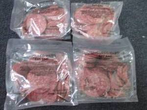 lot 629 image: 4- 8 oz pks Uncured Hard Salami...