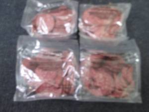 lot 635 image: 4- 8 oz pks Uncured Hard Salami...