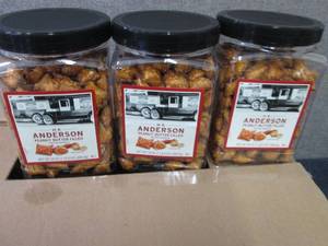 lot 637 image: 3- 24 oz H.K. Anderson Peanut Butte...