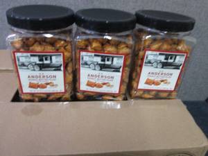 lot 638 image: 3- 24 oz H.K. Anderson Peanut Butte...