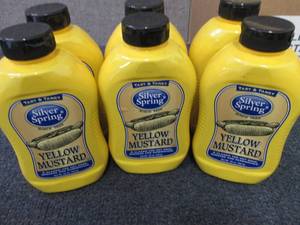 lot 642 image: 6- 20 oz Silver Spring Yellow Musta...