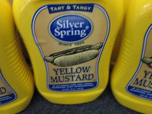 lot 643 image: 6- 20 oz Silver Spring Yellow Musta...