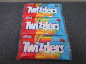 lot 652 image: 3- 12.4 oz Rainbow Twizzlers...