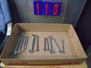 Flat of 11 Craftsman wrenches. As shown.
