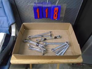 Flat of USA combo wrenches. As shown.