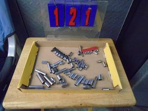 Flat of misc sockets . 14 & 38. As shown.