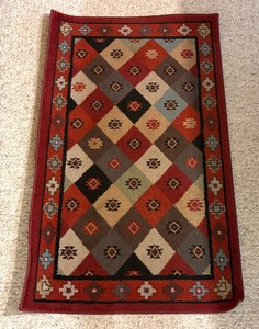 lot 94 image: Diamond Paprika Rug
