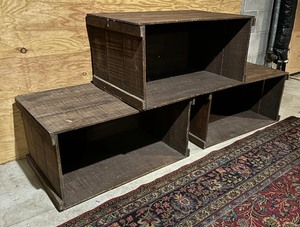 lot 99 image: Three Vintage Wooden Crates