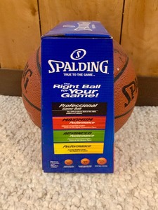 lot 125 image: New NBA Spalding Basketball with Signatures