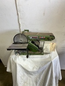 lot 29 image: Belt & Disc Sander Central Machinery