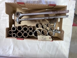 lot 151 image: 34 Socket Set, Assorted Sizes
