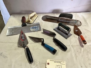 lot 157 image: Trowels, Assorted Sizes