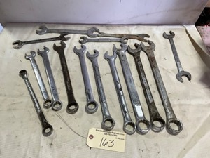 lot 163 image: Lot of Large Wrenches 15 pc