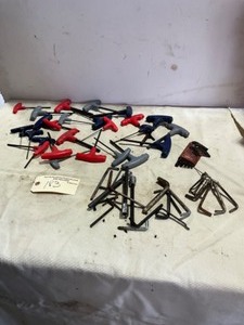 lot 183 image: Lot of T Wrenches, Allen Wrenches