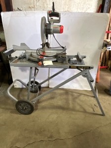 lot 41 image: Ridgid 12 Miter Saw wRidgid Stand