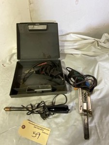 lot 59 image: Soldering Gun & Iron, Heat Knife