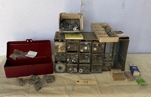 lot 79 image: Washers, Nuts, Lock Washers, Stainless Staples