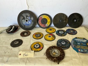 lot 86 image: Grinding Wheels  Cut Off Wheels 4 12 -
