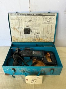 lot 87 image: BOSH Bulldog Rotary Hammer