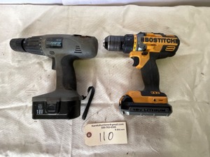lot 110 image: 2 - 18 Volt Drills