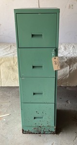 lot 293 image: Shop Storage (4 Drawer File Cabinet)