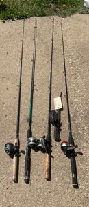 lot 315 image: 5 - Fishing rods & reals