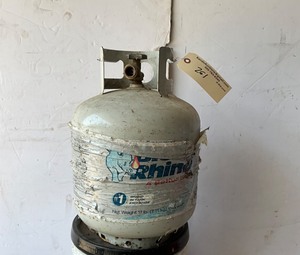lot 261 image: 20 lbs Propane tank empty