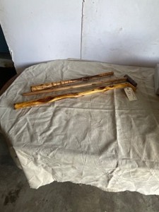 lot 381 image: Diamond Willow Canes (3)
