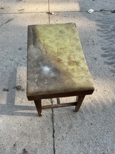 lot 399 image: Wooden Bench and Chair Bottom