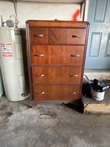 lot 406 image: Wooden Dresser 30 W x 49 H
