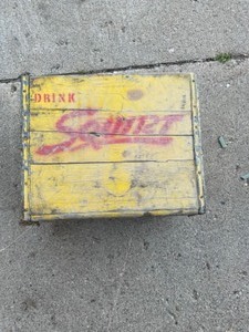 lot 410 image: Antique Wooden Drinic Squirt Box