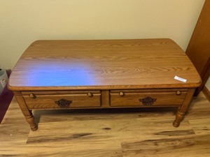 lot 594 image: Wood Coffee Table