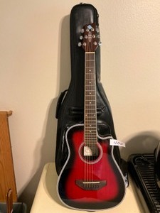 lot 502 image: Guitar with case