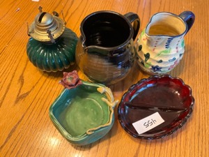 lot 455 image: Pottery Decorative Dishes