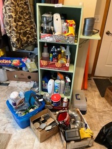 lot 469 image: Large lot of products, Cleaning, Insects, Wax, spirits and more