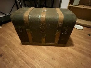lot 494 image: Antique Trunk