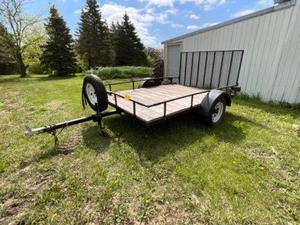lot 621 image: Steel Utility Trailer