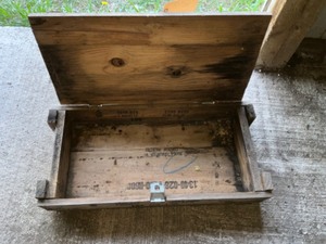 lot 628 image: Wooden Box