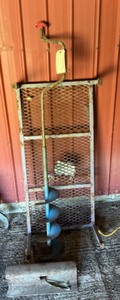 lot 637 image: Metal Rack, Ice Auger