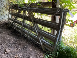 lot 667 image: 2 - Metal Gate 4 high x 12 long