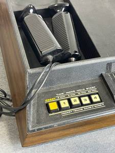 lot 2 image: Vintage Fairchild Channel F System (Model FVE 100) with Controllers and Bowling Game