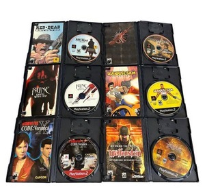 lot 9 image: PlayStation 2 PS2 Rated Mature Video Game Lot - Red Dead Revolver, Red Faction II, Run-Viking Warlord, Serious Sam, and More (Working)
