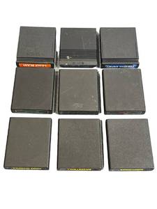 lot 34 image: Vintage ATARI 2600 Video Game Lot - Video OlympicsBasketballWarlordsBlackjackCentipede and More