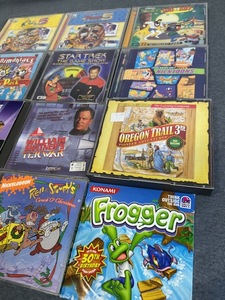 lot 52 image: CD & PC Game Lot - FroggerOregon TrailStar Trek The Game Show and More