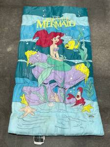 lot 63 image: Vintage Disney The Little Mermaid Sleeping Blanket (Some Wear)