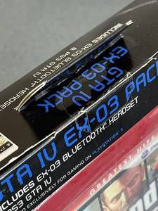 lot 65 image: Grand Theft Auto GTA IV PS3 EX-03 Pack Includes EX-03 Bluetooth Headset & PS3 GTA IV Greatest Hits (New Sealed)